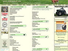 Tablet Screenshot of jordbruk.info